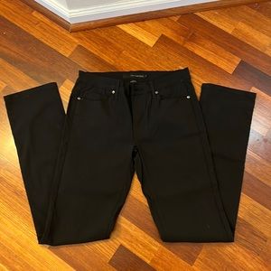 New black Calvin Klein straight leg pants